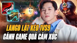 MÀN GÁNH TEAM LẬT KÈO 1vs9 CỰC KỲ MÃN NHÃN CỦA LANGD VỚI GIÁO ÁN GANGPLANK 21 PHÚT FULL ĐỒ