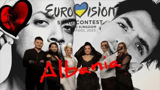 The Greeks React to Albania's Song for Eurovision 2023 - Albina & Familja Kelmendi "Duje"