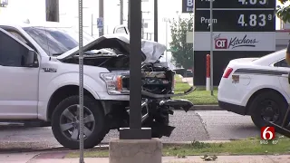 Tulsa Police: Chase Ends In Crash Near 11th, College