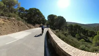 45 minute Virtual Cycling in 360° VR Workout Cadaqués Spain 4K Video