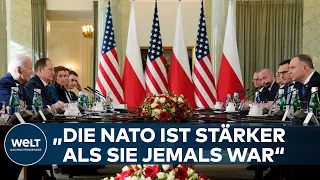 BIDEN IN POLEN: „Die Nato ist stärker als sie jemals war“ | UKRAINE-KRIEG