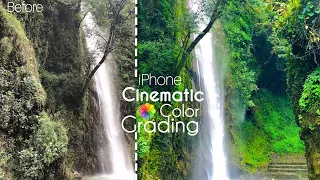 Mobile Cinematic video  | iPhone 7 cinematic video | iPhone video editing | video colour grading|dev