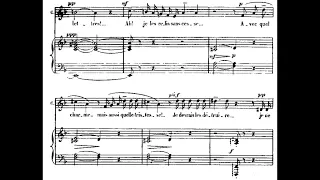 Werther! Qui m'aurait dit (Werther - J. Massenet) Score Animation