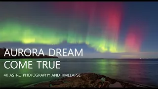 Aurora Dream Come True | 4K Magical Aurora Borealis, Northern Lights