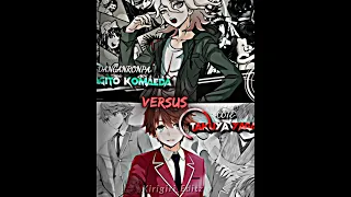 Nagito Komaeda vs Takuya Yagami (Outsmarting) | Danganronpa vs Cote #edit #animeedit