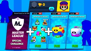 0 TROPHY Account in MASTER LEAGUE CHALLENGE + Free Gifts - Brawl Stars
