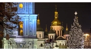 В центре Киева зажгли главную новогоднюю #елку Украины 19.12.2014