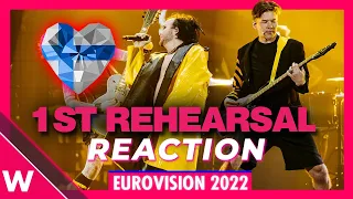 Finland First Rehearsal: The Rasmus "Jezebel" @ Eurovision 2022 (Reaction)