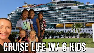 Lobster + Laser Tag! FAMILY  OF 8 ON A CRUISE! I FAMILY TRAVEL VLOG