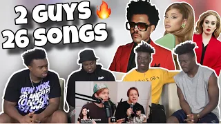 THEY WAS SPAZZING 🔥🔥2 Guys, 26 Songs (feat. Black Gryph0n) REACTION!