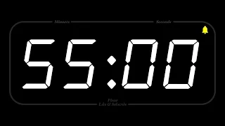 55 MINUTE - TIMER & ALARM - 1080p - COUNTDOWN