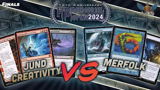 MTG Modern | Jund Creativity vs Merfolk | Hunter Burton Memorial Open | Finals