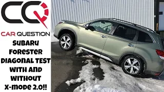 Subaru Forester AWD Diagonal test with dual function X-MODE!