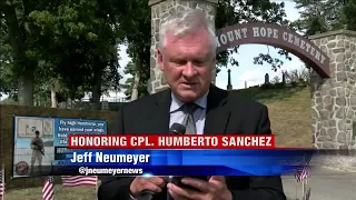 Fallen Marine Cpl. Humberto Sanchez laid to rest Tuesday in Logansport