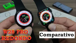 SMARTWATCH W28 PRO VS W28 PRO REDONDO | QUAL VALE MAIS A PENA? COMPARATIVO #ALIEXPRESS