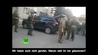 Russia Today auf deutsch... 12.05.14 Wieder Verletzte in der Ost   Ukraine, in der Stadt Krasnomojar