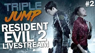 Resident Evil 2: Claire 2nd Run (PART 2) | TripleJump Live