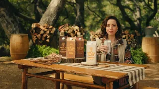 Introducing Wood Milk: Aubrey Plaza's Newest Product #drinkwoodmilk