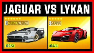 Asphalt 9 Jaguar XJ220S TWR vs Lykan Hypersport