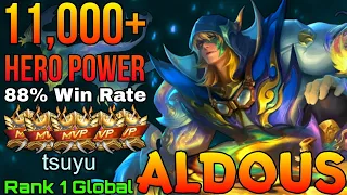 11k MMR Aldous with 88% Win Rate Build - Top 1 Global Aldous by tsuyu - Mobile Legends