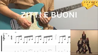 Måneskin - ZITTI E BUONI (guitar cover with tab)