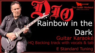 Dio - Rainbow in the Dark (HQ Backing Track with vocals & tab)