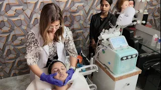 hydra facial kaise karte hain || HydraFacial treatment for glowing skin by AR Lavish #hydrafacial