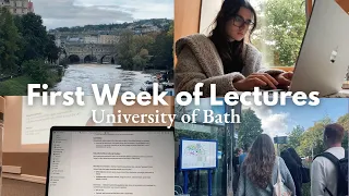First Week of Lectures Vlog at the University of Bath (first year psychology student)