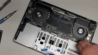 2019 16" inch MacBook Pro A2141 Disassembly Battery Trackpad Touchpad Replacement Repair *No Talking