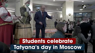 Students celebrate Tatyana`s day in Moscow