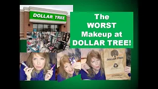 WORST Makeup at the DOLLAR TREE ! Save your Money!!!