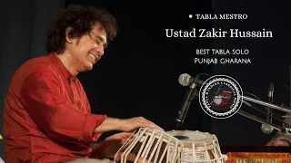 Ustad Zakir Hussain Best Tabla Solo Punjab Gharana.