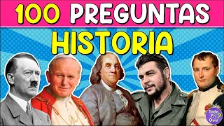 ✅100 Preguntas de "HISTORIA"! 👩‍🎓🤓| ¿Cuánto Sabes de "HISTORIA"? | Reto de Historia