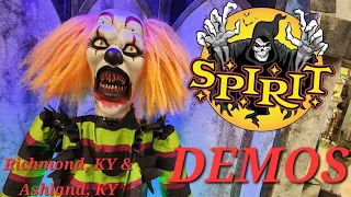 Spirit Halloween 2023 Animatronic Demos | Buford, GA, Ashland, KY & Richmond, KY