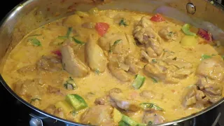 POLLO AL CURRY CON LECHE DE COCO | CREMOSO Y FACIL DE HACER