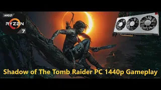 AMD Radeon VII Shadow Of The Tomb Raider Demo 1440p