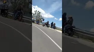 Touring dgn menggunakan sepeda motor ke Bukit Sibea-bea -Danau Toba.