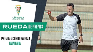 Rueda de prensa de Iván Ania previa al UD Ibiza