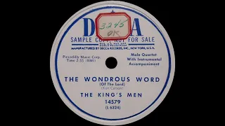 1951 The King's Men - The Wondrous Word (Of The Lord)