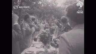 RUSSIA: Soviet Air Force reception (1956)