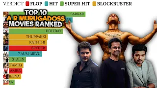 Top 10 A.R. Murugadoss Movies (2001-2023) Ranked || MaHa Stats