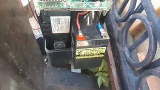 Troubleshooting my gate motor, Load testing of 12 volt lead acid gate motor battery under load