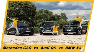 La MADRE de las COMPARATIVAS SUV ✅️😎🇩🇪 Mercedes GLC vs BMW X3 vs Audi Q5