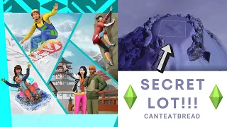 UNLOCKING the SECRET lot in Snowy Escape! | Sims 4 | Canteatbread