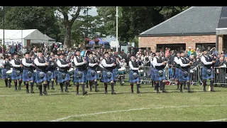 Johnstone Pipe Band's Drunken Landlady medley at the 2023 Scottish Championships in Dunbarton