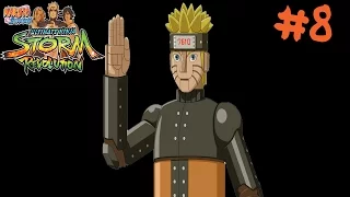 Naruto SUN Storm Revolution - Mecha Naruto Story #8 - Naruto vs Kyubi Mode (Japanese/no commentary)