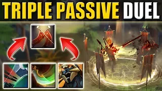 Insane Triple Passive Duel Fighter Legion [Berserker's Blood + WK Crit + Duel] Dota 2 Ability Draft