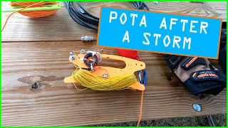 Portable Ham Radio After A Storm...Into another Storm