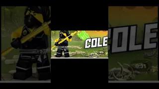 Ninjago cole Zane