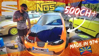 SEAT IBIZA TDI 500+ (kit NOS) DRAG🔥 / IMPOSSIBLE DE LA RATER 😈(Team PAKOUWWIII) - MADE IN 974 🇷🇪